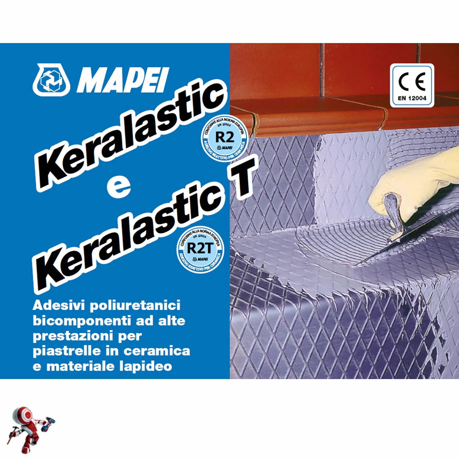 MAPEI KERALASTIC GRIGIO ADESIVO EPOSSI-POLIURETANICO BICOMPONENTE 5 KG