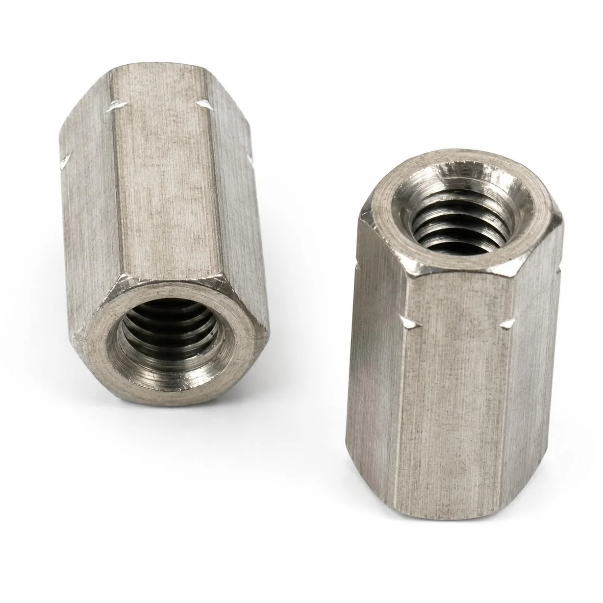 Dado di giunzione DIN 6334 lungo forma alta acciaio inox A2 V2A M5 25 pezzi