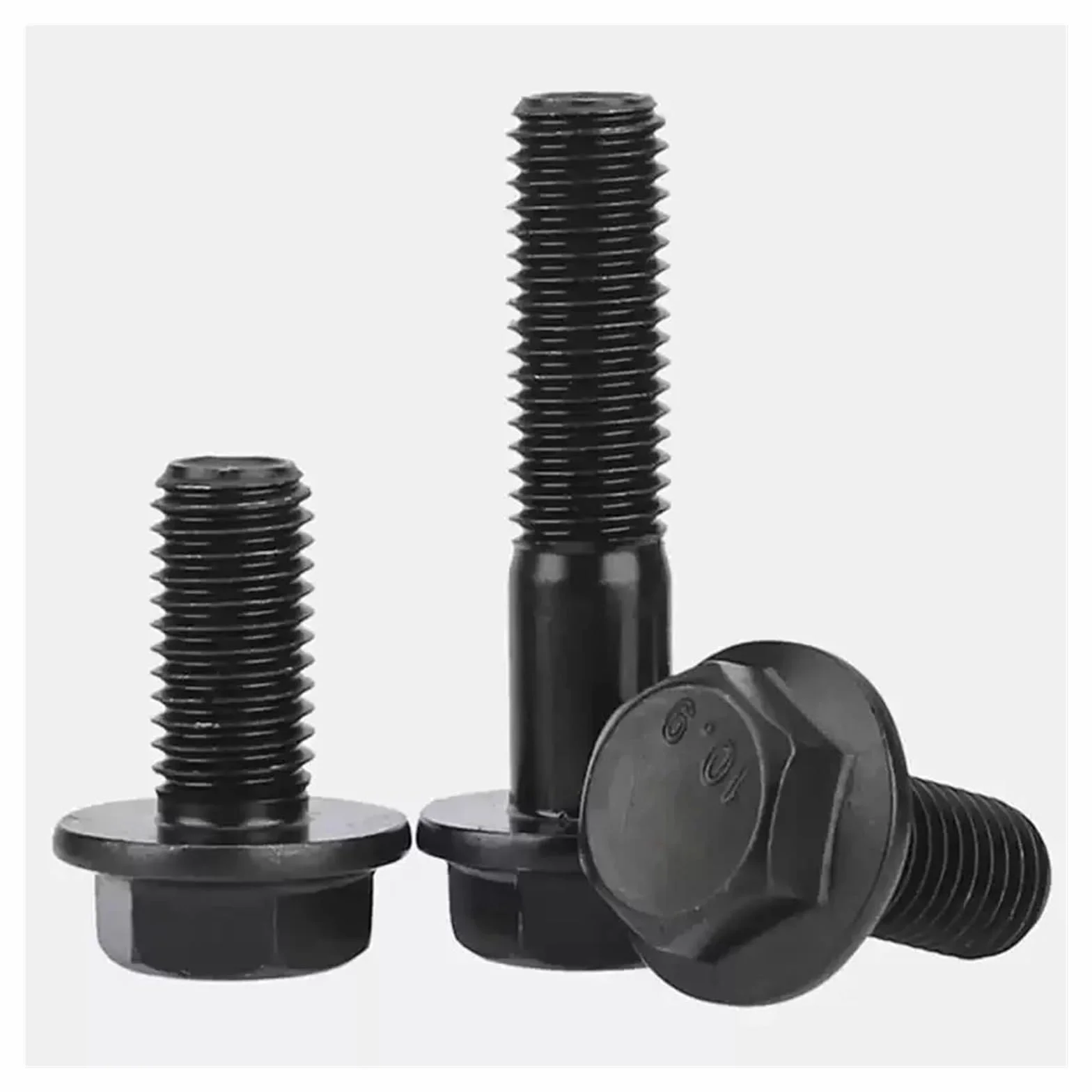 Viti a testa esagonale con flangia in acciaio al carbonio nero 10.9 M10 M12 M14 M16