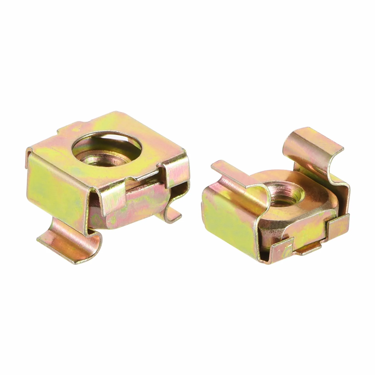 QUARKZMAN Dadi a Gabbia M4 Acciaio Carbonio Zincato Giallo 50pz