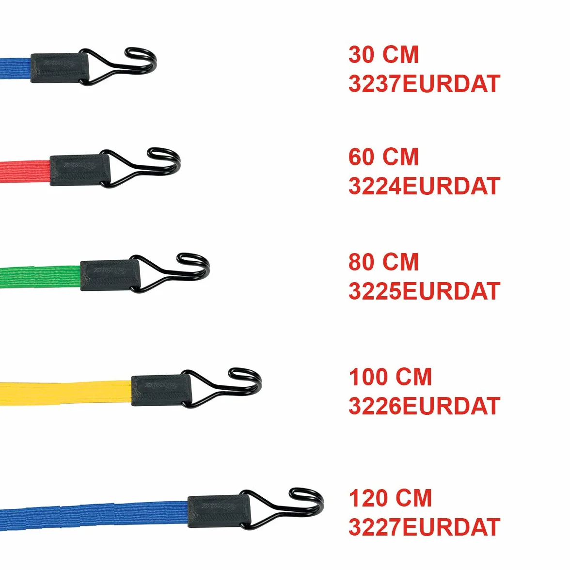 Master Lock 3226EURDAT Cinghia Elastica con Ganci [Cavo 120 cm] [Gancio Invertito] - Ideale per Giardinaggio, Trasporto, Trasloco, Campeggio, Blu Scuro