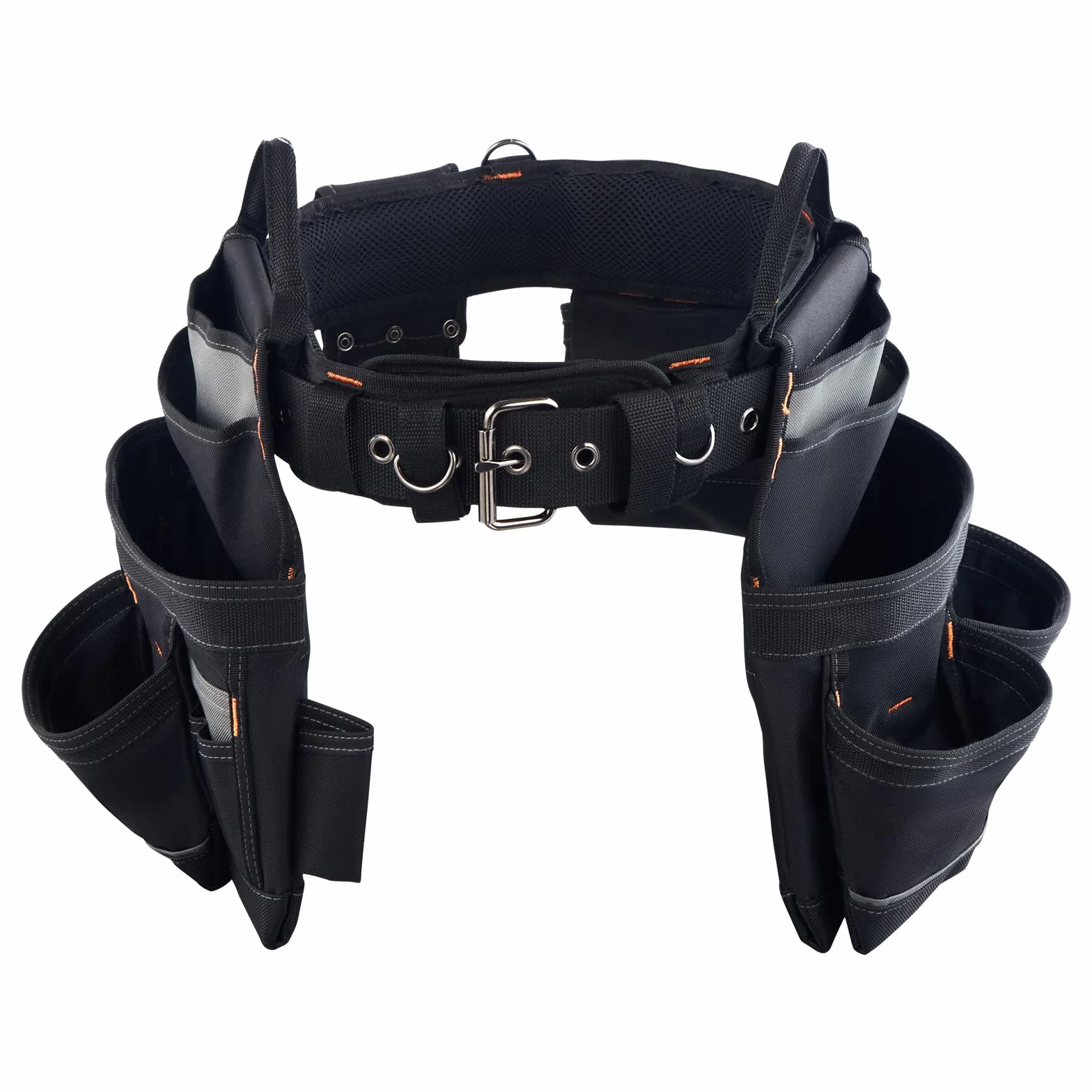VEVOR Marsupio Porta Attrezzi Elettricista 18 Tasche Borsa Lavoro Staccabile Vita Regolabile 80-131 cm