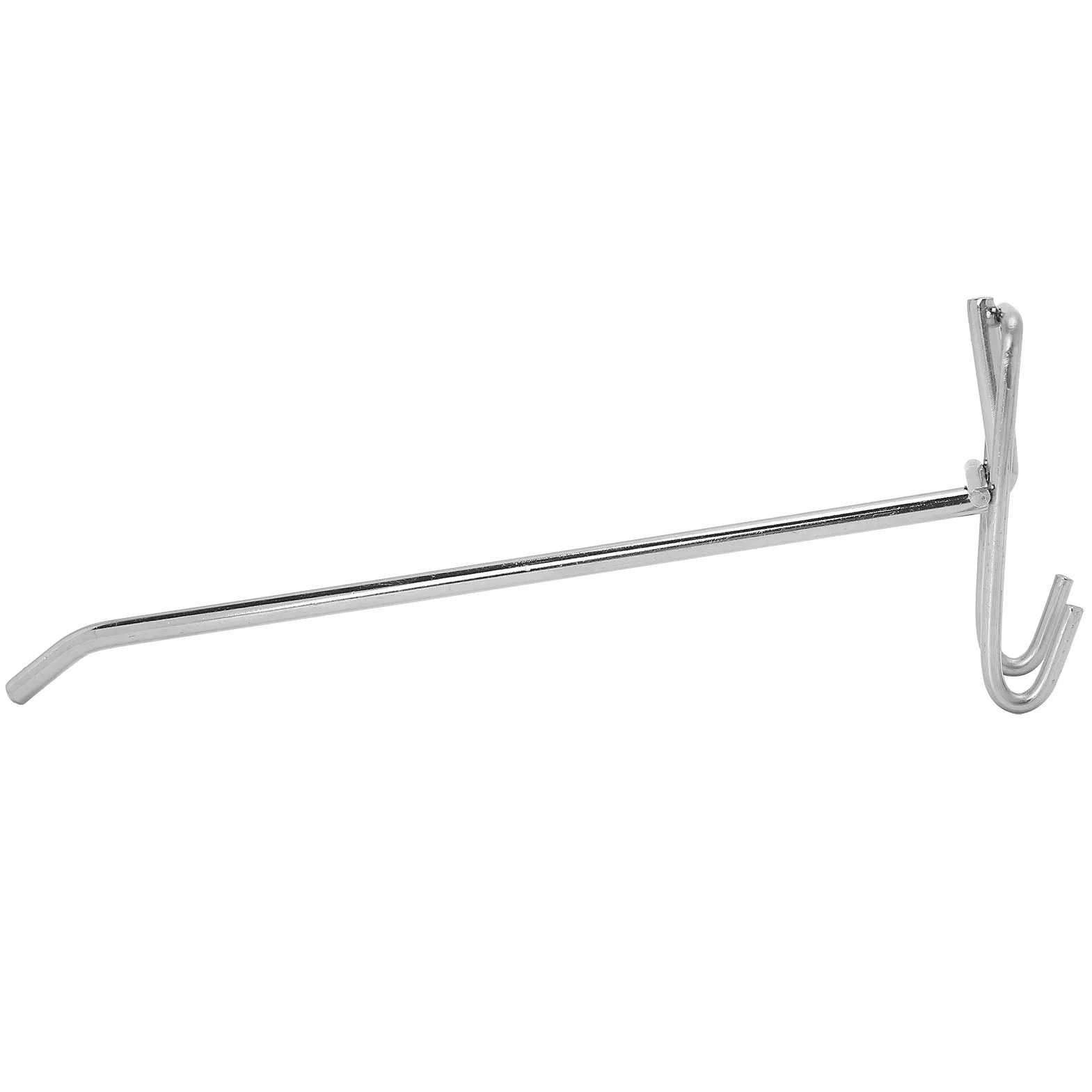 30 Pezzi Ganci per Pannello Forato, Gancio per Griglia per Scaffale in Metallo per Supermercato, Staffa da Parete per Griglia, Gancio per Visualizzazione per Pannello Forato (20cm)