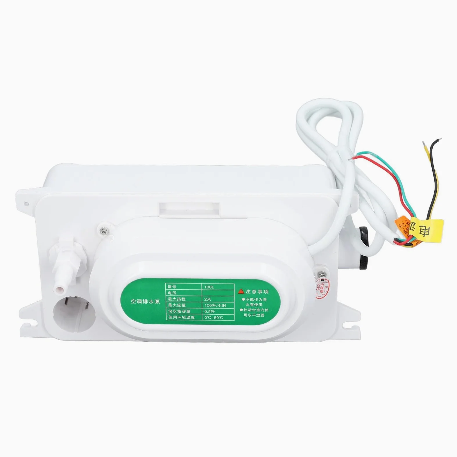Scarico per Rimozione Sollevamento HVAC con Pompa Automatica della Condensa Premium, Portata 100 L/h con Serbatoio 'acqua 0,5 L, Ideale per Produttori di Ghiaccio Commerciali
