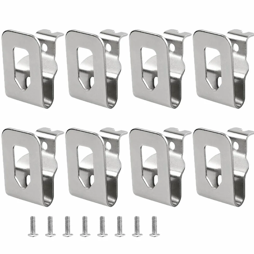 Dewalt ganci per cintura in acciaio inox 8 clip compatibili DCD980 DCD985 DCD780