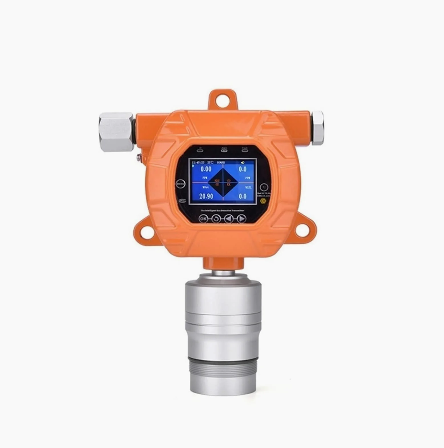 Monitor gas, rilevatore perdite gas, Diossido di carbonio CO2 Rivelatore CO2 Tenere sotto controllo CO2 Sensore del tester del misuratore 2000 ppm Qualità dell'aria; Insieme a PORTATO Allarme per casa