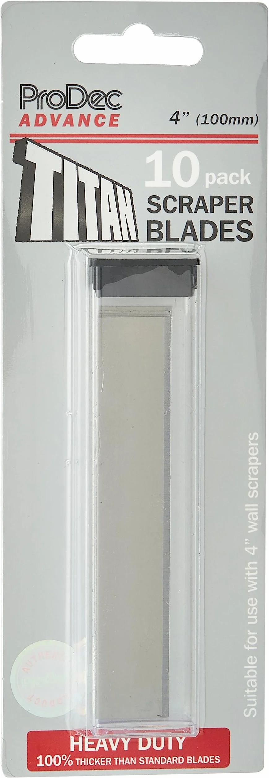 ProDec Advance 10 lame di ricambio per raschietti 4 pollici doppio spessore