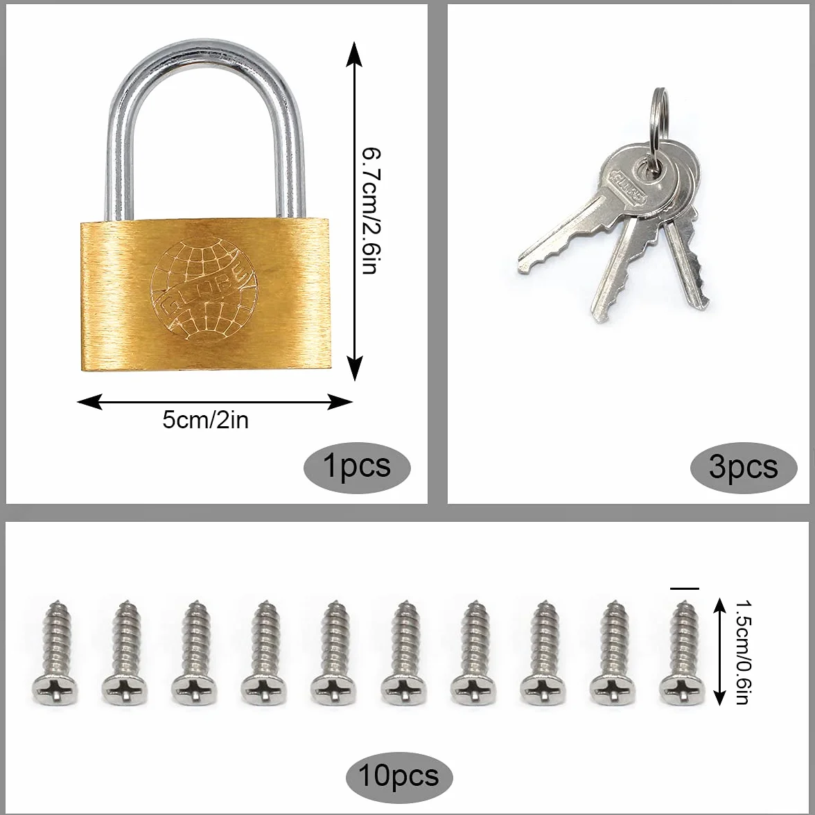 Lucchetto Hasp Acciaio Inox 304 4 Pollici Heavy Duty Serratura 50mm per Porte Armadi Garage