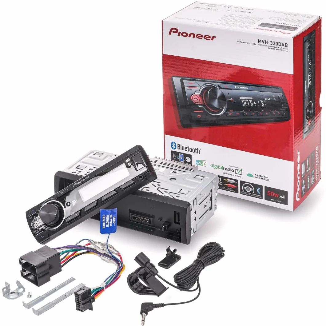 Autoradio Bluetooth e Dab di Pioneer, nero