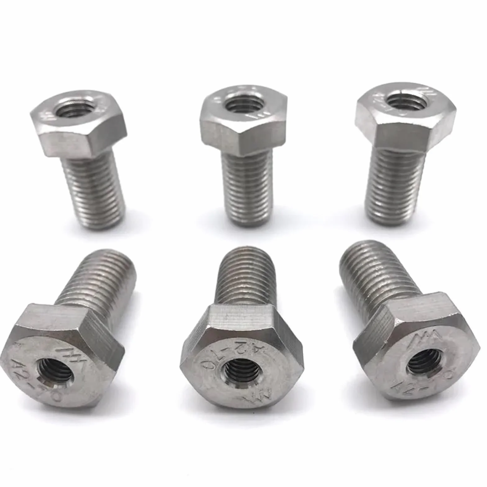 Bulloni esagonali esterni in acciaio inossidabile 304 filettatura interna ed esterna M6-M20 (M12X30XM8)