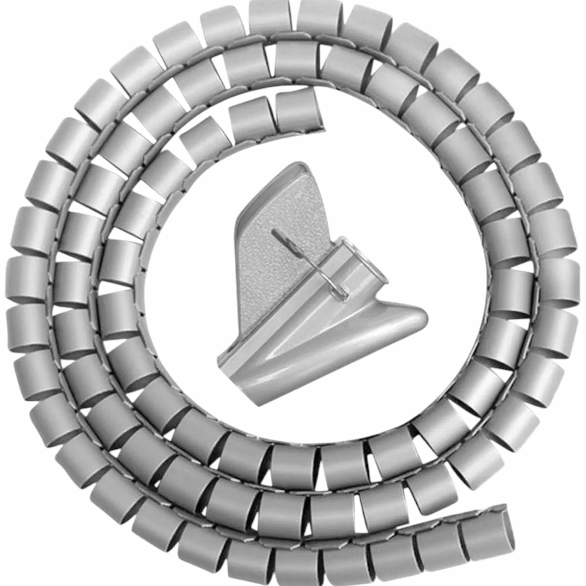 Spirale Avvolgi Cavo Flessibile, 1,5M Ø18mm Guaina per Cavi Flessibile, Raccogli Fili Raccogli Spiralato, con Fermaglio Guidafilo per Organizzare Cavi Di Tv, Computer, Home Theatre 9368012
