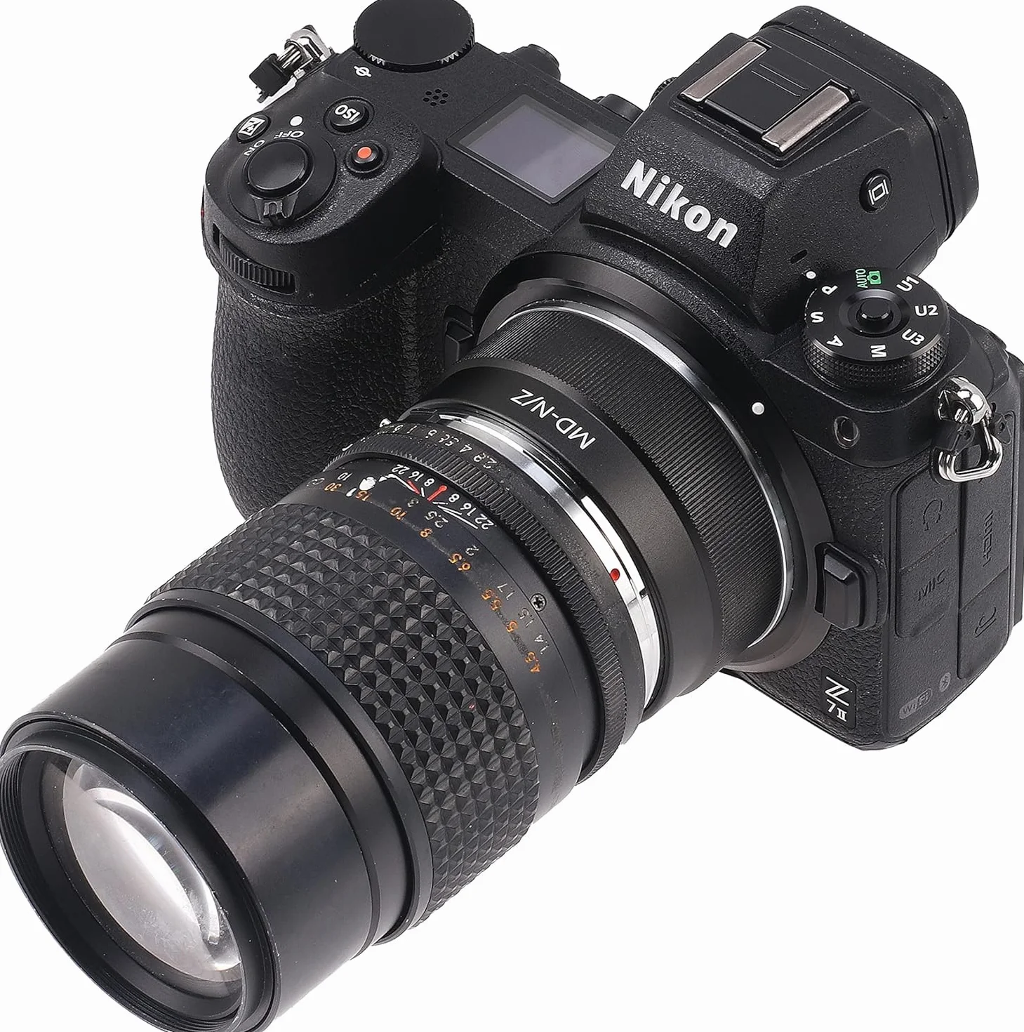 Hersmay MD-Nikn Z - Adattatore per obiettivo Minolta MD Mount Obiettivo per Nikon Z Mount Z8 Zf Zfc Z5 Z6 Z7 II Z6II Z7II Z9 Z50 Z30