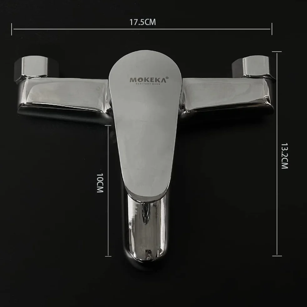 Rubinetto vasca da bagno miscelatore vasca da bagno MOKEKA rubinetto doccia da muro (Single)