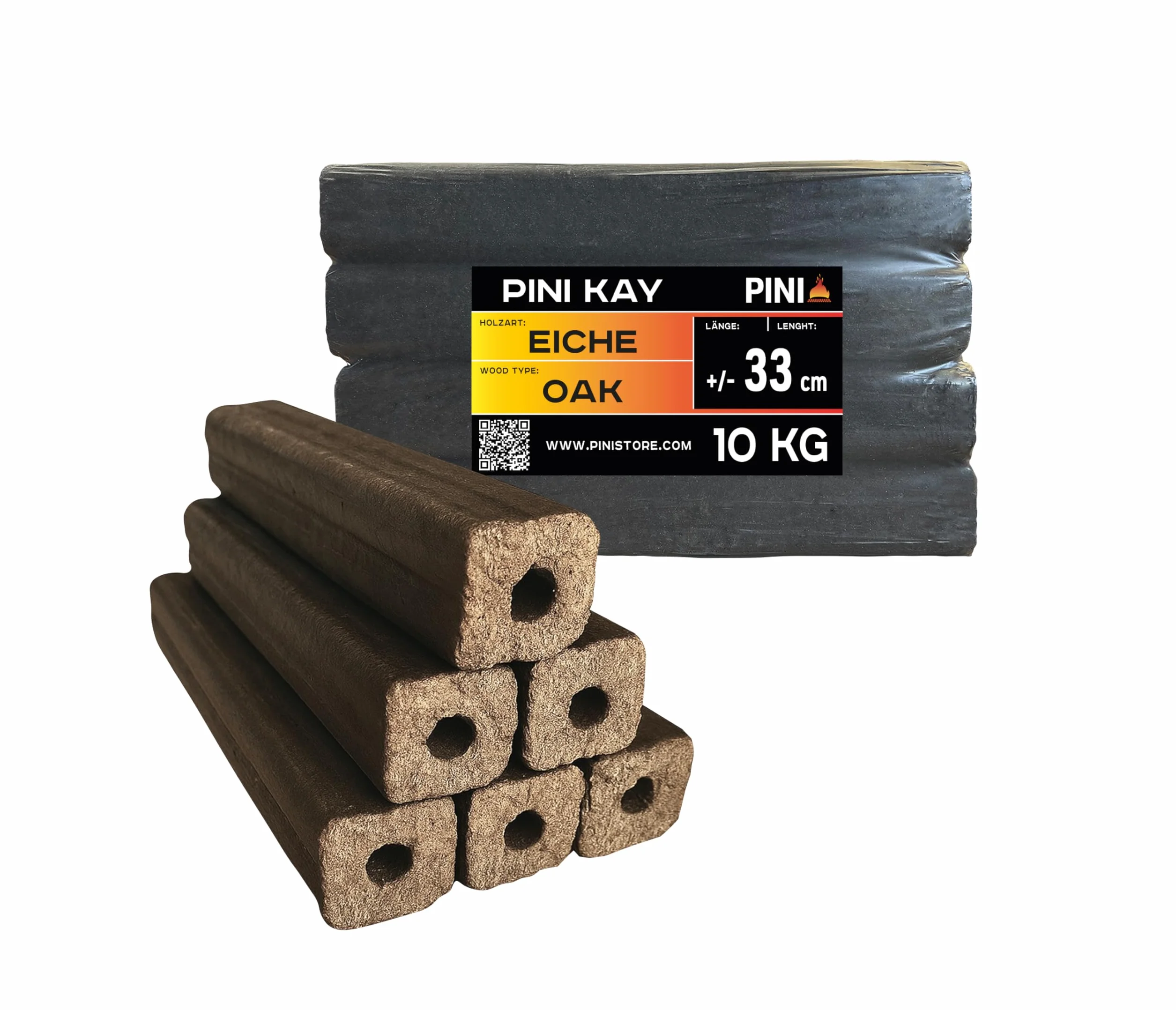 PINI Kay Bricchette in legno di quercia 33 cm quadrate 10 kg