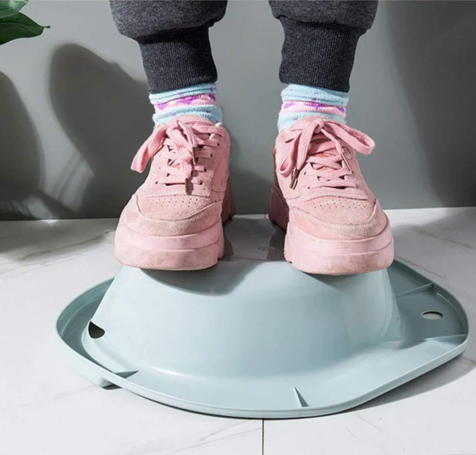Bidet Portatile Universale per WC per Anziani Disabili Donna Gravidanza Blu