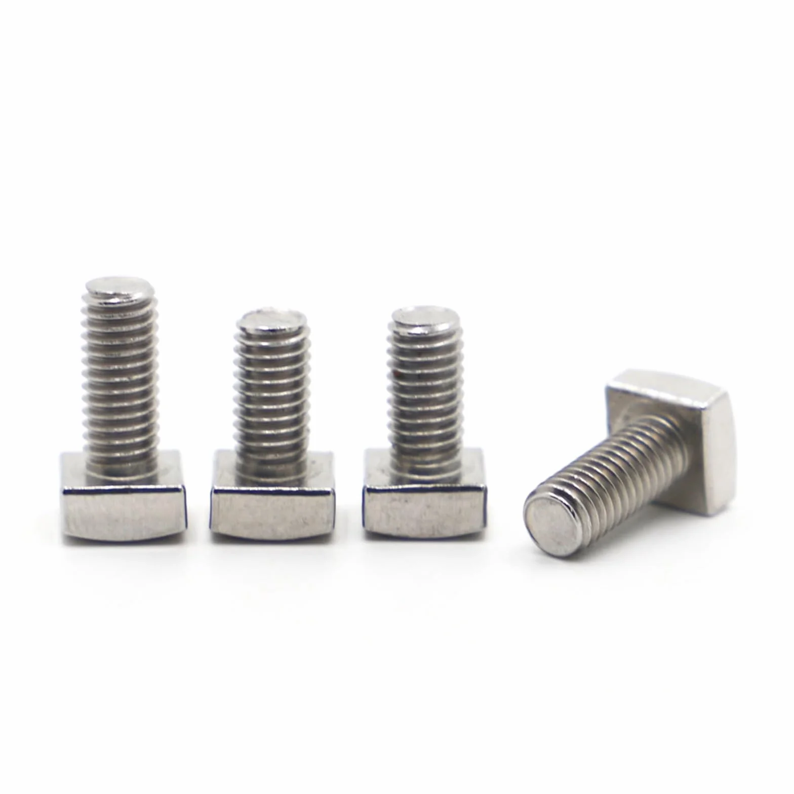 Bulloni in Acciaio Inox M5 M6 M8 Viti a Testa Quadrata 10 Pezzi