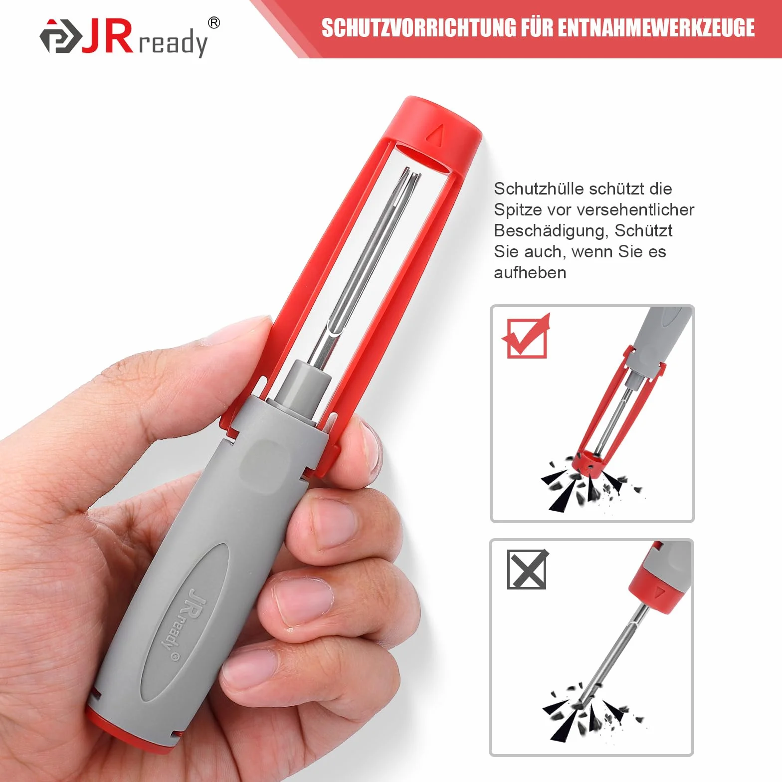 JRready JRconDRK-16DT-PRO strumento di sblocco per contatti DT DRC HDP20 HD30 HD10 Jiffy Splice Amphenol AT Series 16