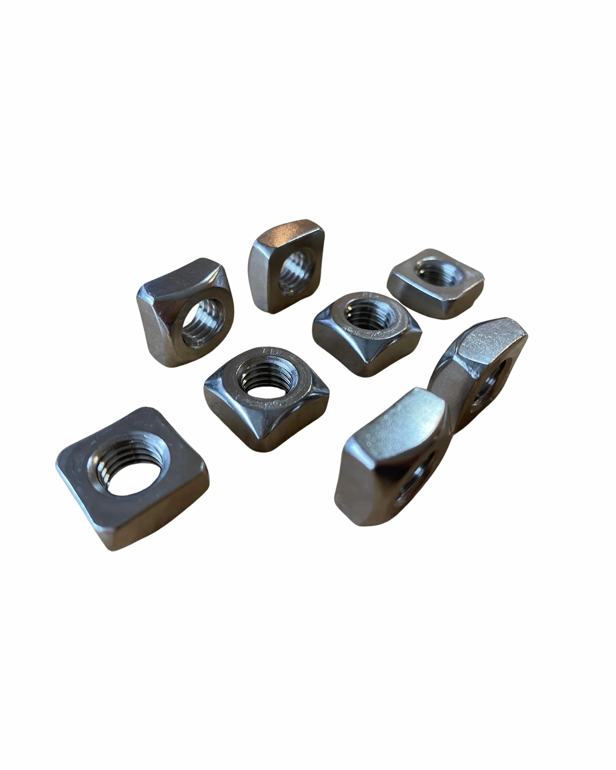 Dadi quadrati DIN 557 in acciaio inox A2 V2A M8 singolo 100 pezzi