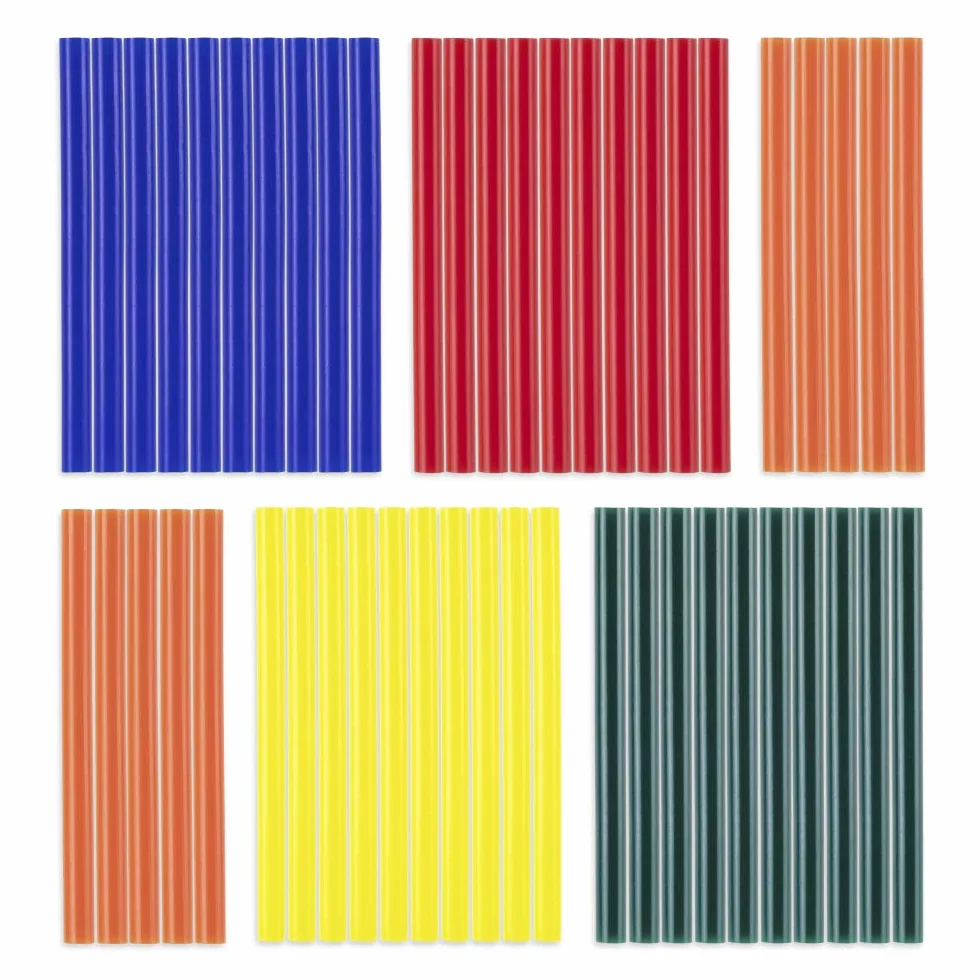 Glue sticks 11mm colorful 50 pcs