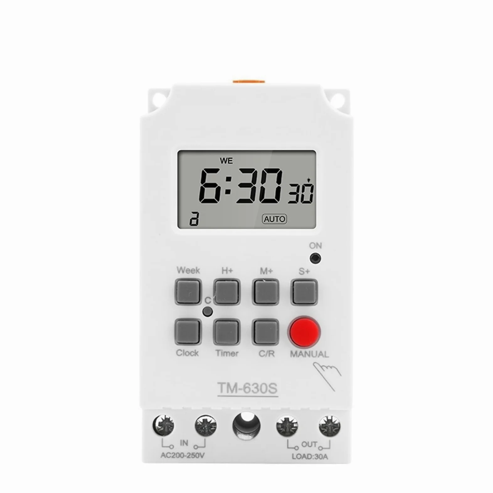 microcomputer Interruttore timer AC 220V DC 12V Seconda Impostazione Interruttore Timer Digitale 24 ore 7 Giorni Settimanali Programmabile Relè di Tempo di Tensione di Uscita ad Alta Potenza di Carico