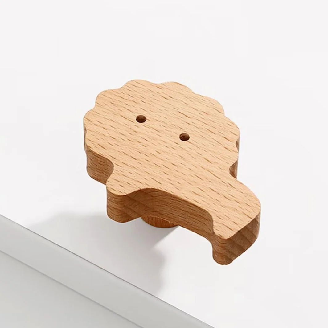 Set di 15 pomelli in legno naturale per armadietti, cassetti, armadi, bagno, guardaroba, mobili e decorazioni per la casa