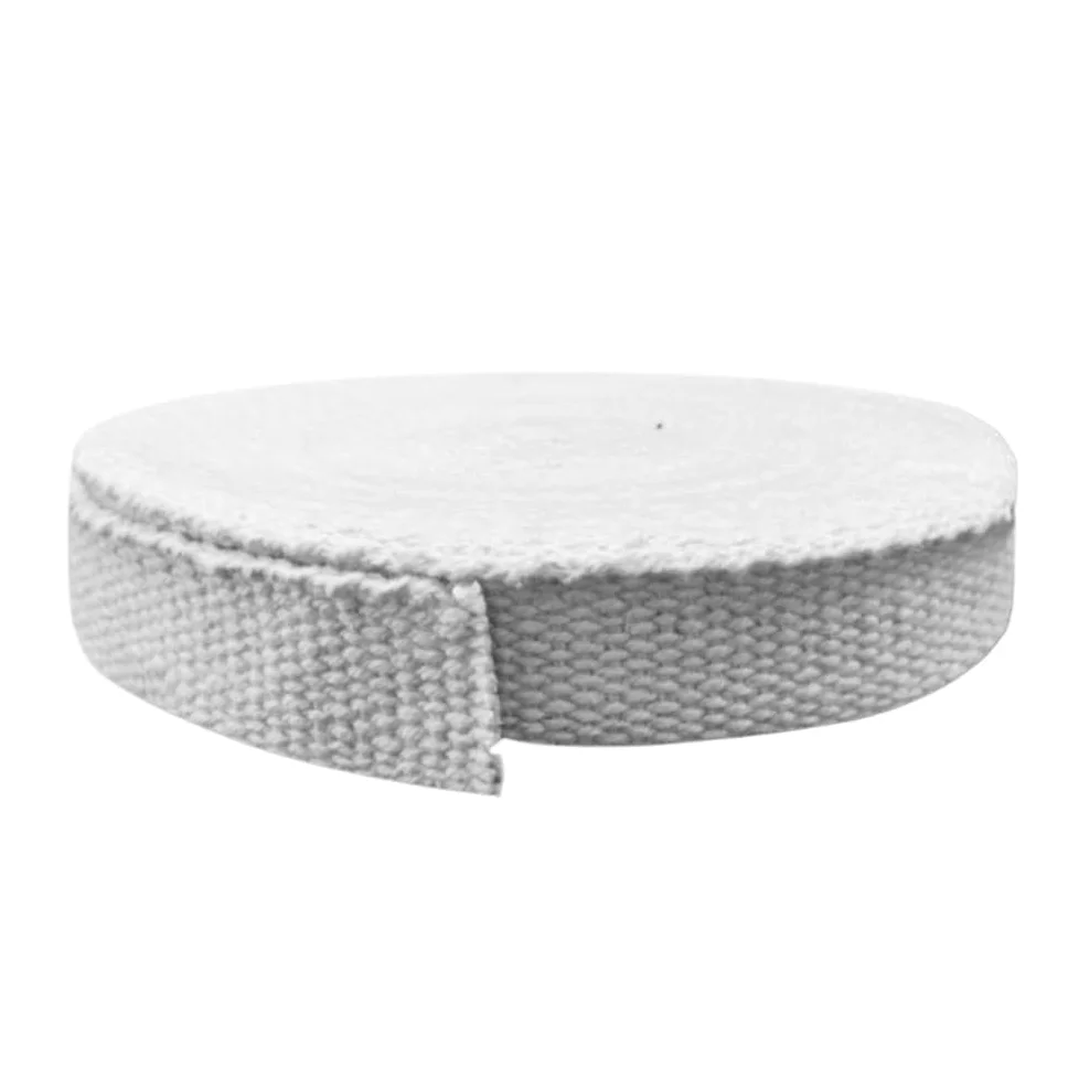 Corda in fibra di vetro per stufe, Corda di tenuta intrecciata in fibra ceramica ad alta temperatura Lunghezza 1M Spessore 3mm Larghezza 3x (30-100) mm | 3x100mm