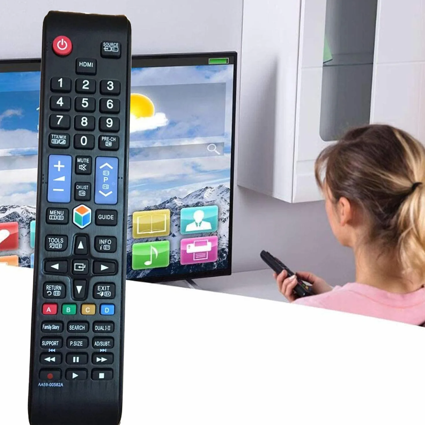 Nuovo AA59-00582A Telecomando per Samsung Smart TV samsung LED LCD - Nessuna configurazione richiesta