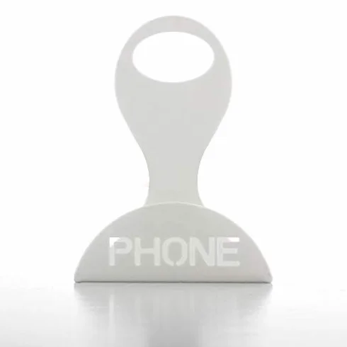 Supporto Caricabatteria da Parete per iPhone iPod MP3 MP4 Cellulari Holder in Plastica Resistente con Design Anti-Scivolamento