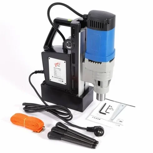 Trapano Magnetico Portatile 1680W Mt3 Mandrino 300U/Min Max Diametro Foratura 1.1" Profondità 1.97" 13800N Base Magnetica Per Acciaio Ferro