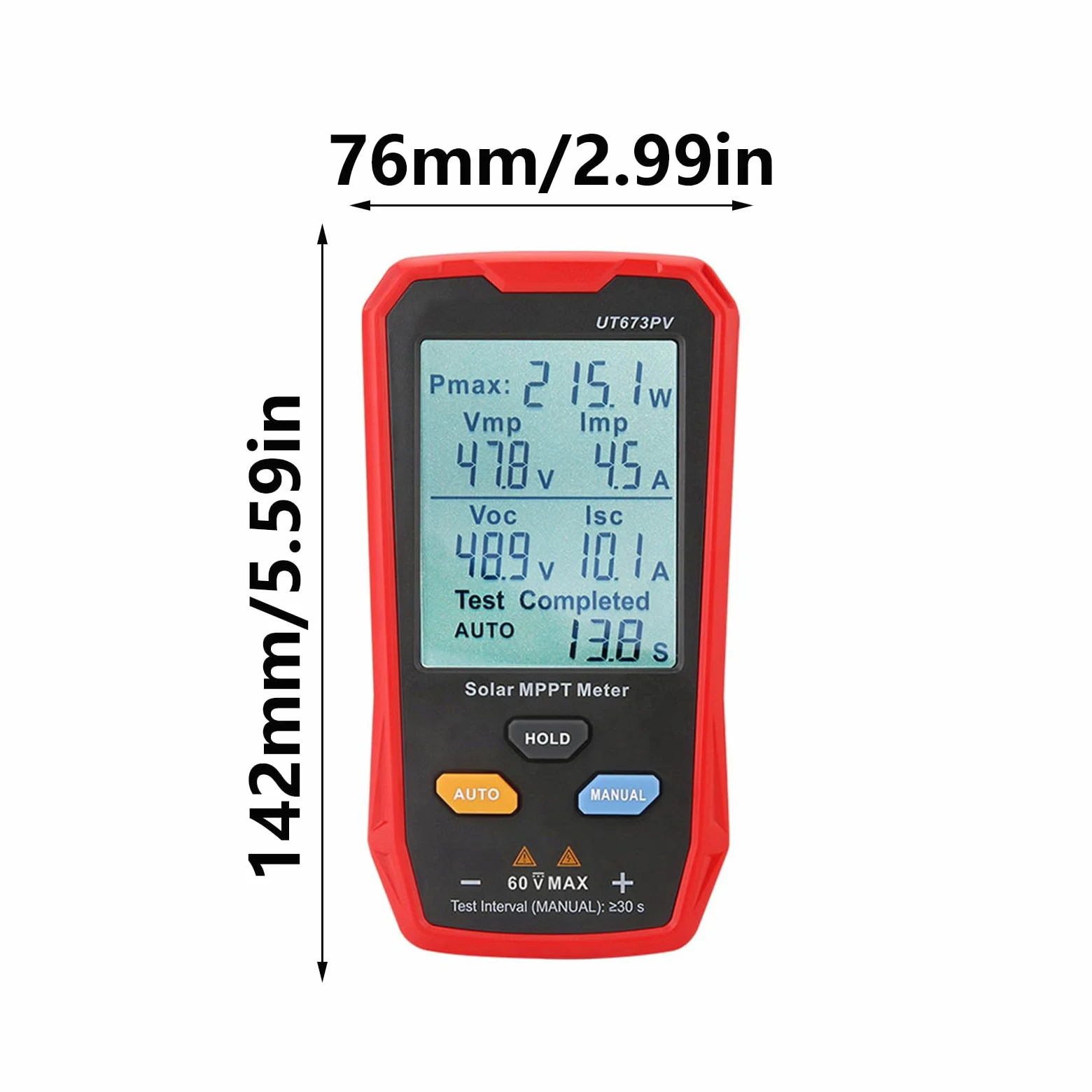 Multimetro fotovoltaico Tester per pannelli solari MPPT Meter Strumento di risoluzione dei problemi a circuito aperto per tester del pannello di prova