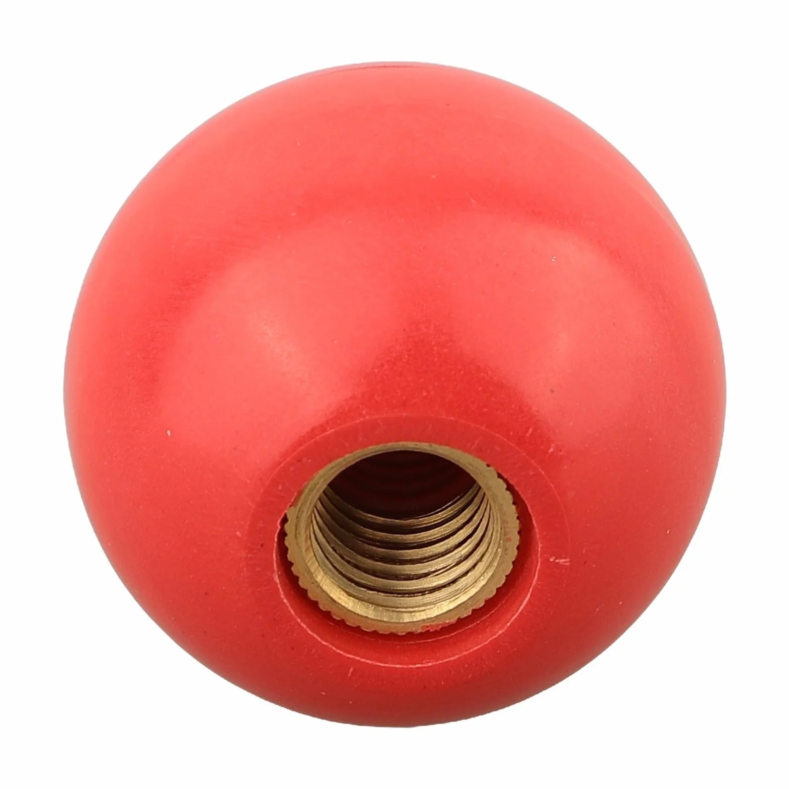 Impugnatura Dado a Sfera con Bachelite e Anima in Ottone M12-40Red per Macchina Utensile