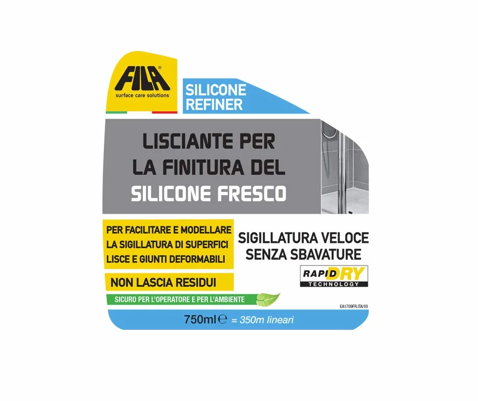SILICONE REFINER Spray Lisciante 750ml per Finitura Silicone Trasparente e Sigillante