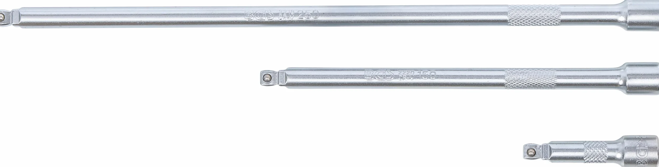 BGS 2233 Serie di prolunghe testa sferica 6,3 mm 50/150/250 mm 3 pz.