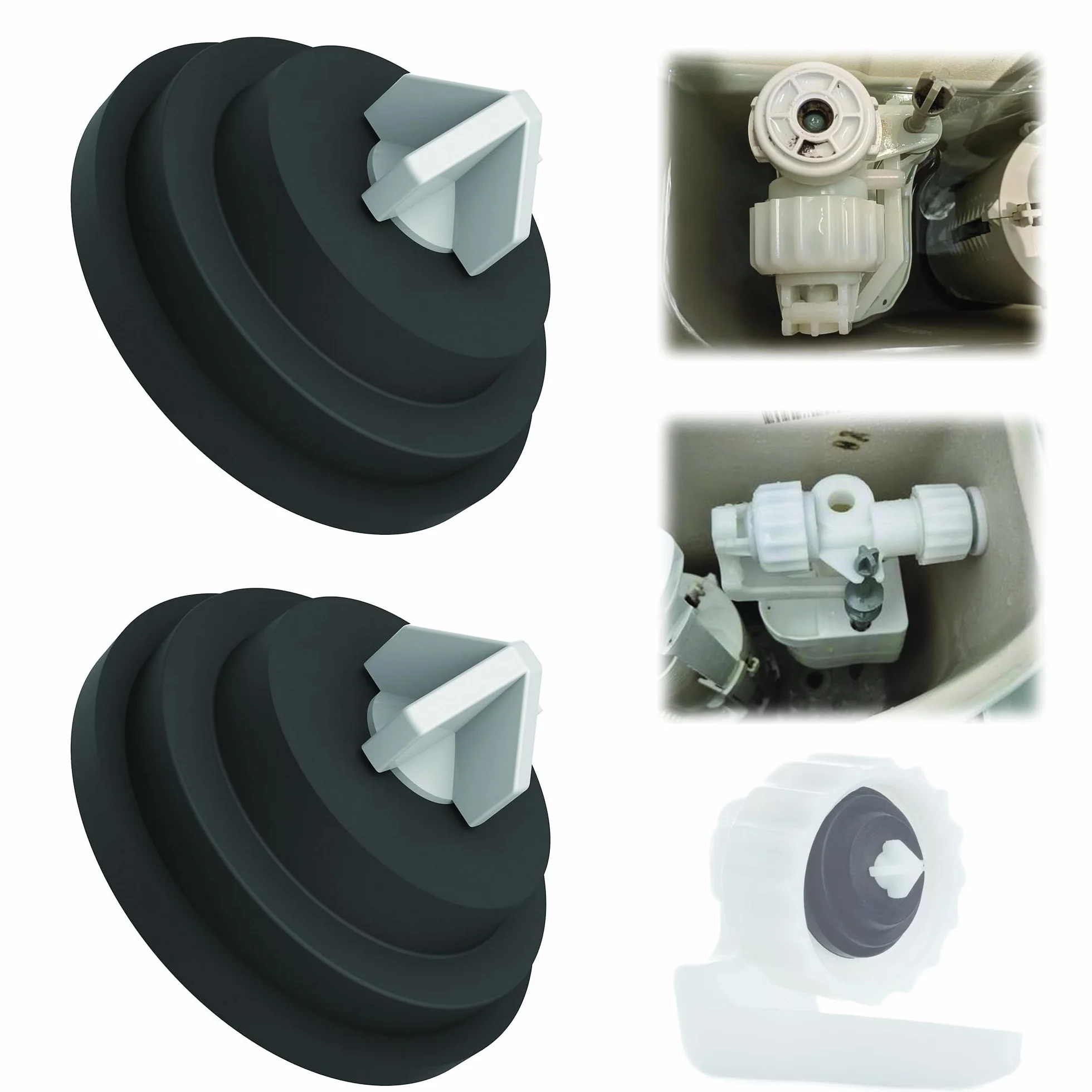 Set 2 guarnizioni membrane per rubinetto flottore WC meccanismo caccia acqua compatibile Siamp Classic Switch Optima Compact