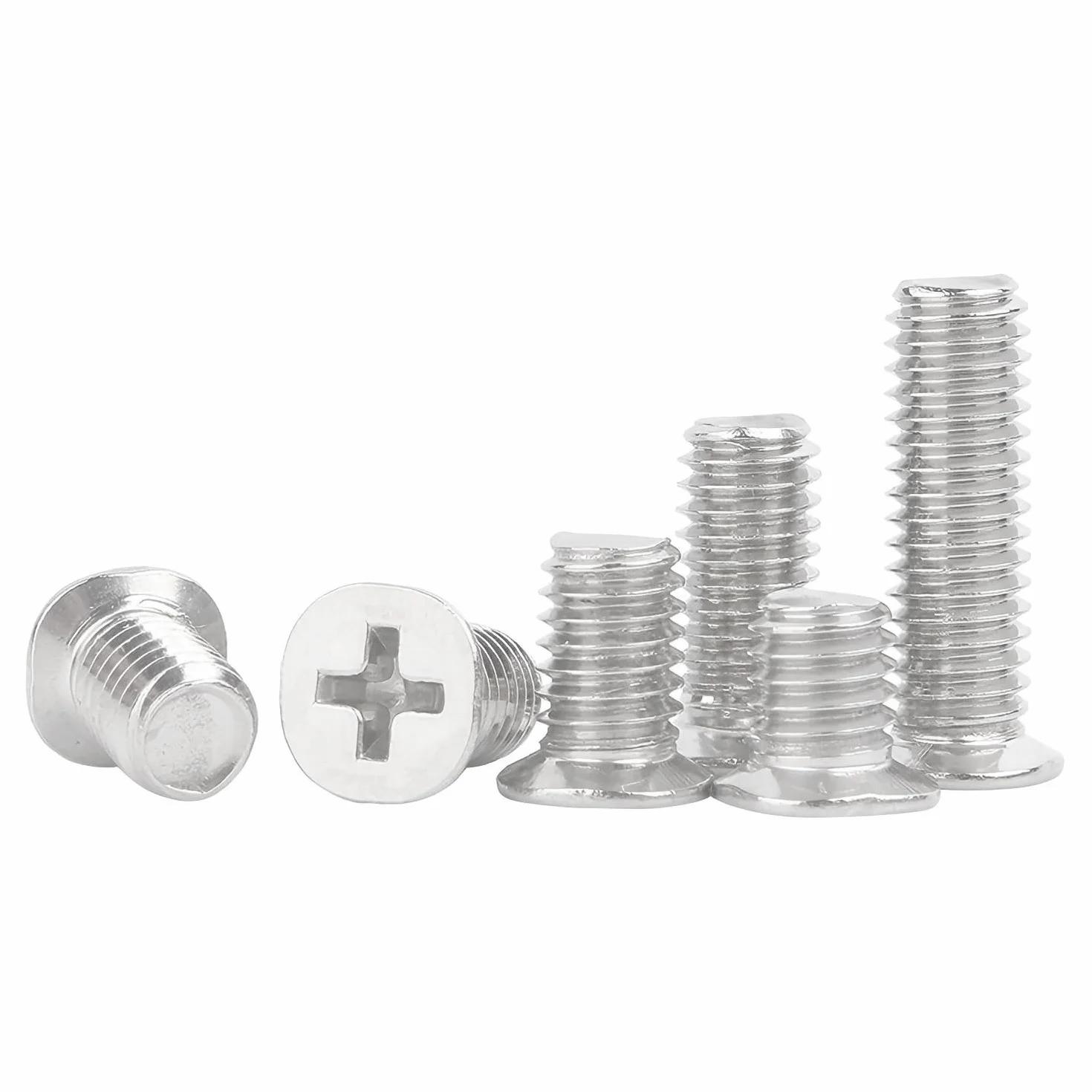 Viti a Testa Svasata M3x6mm Acciaio Inossidabile Phillips 20 Pezzi