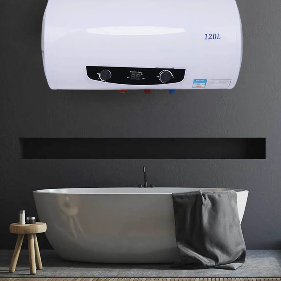 Serbatoio acqua calda elettrico da 2 KW, 120 l/50 l, per montaggio a parete, scaldabagno, scaldabagno, scaldabagno istantaneo da 0,7 MPa, scaldabagno [classe energetica B] (50 l)