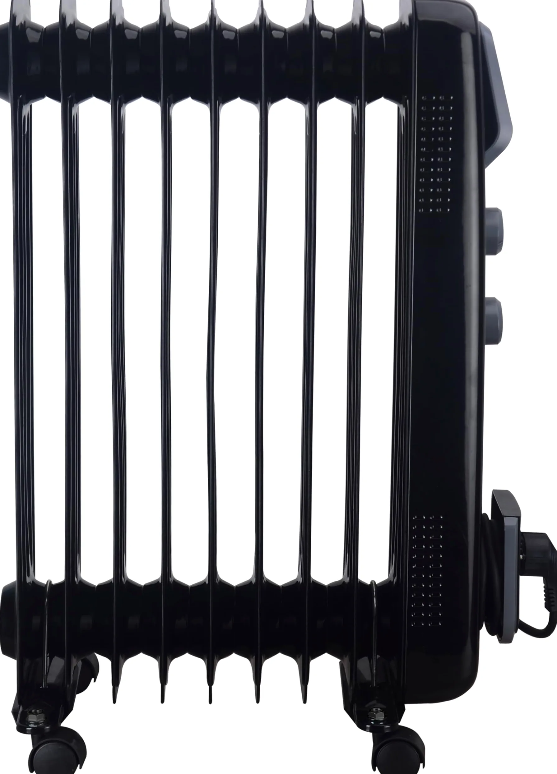 JATA JCRA2392 - Radiatore elettrico a basso consumo di olio a 9 moduli. 3 potenze di calore (800-1200-2000 W) Massima sicurezza. Facile da trasportare