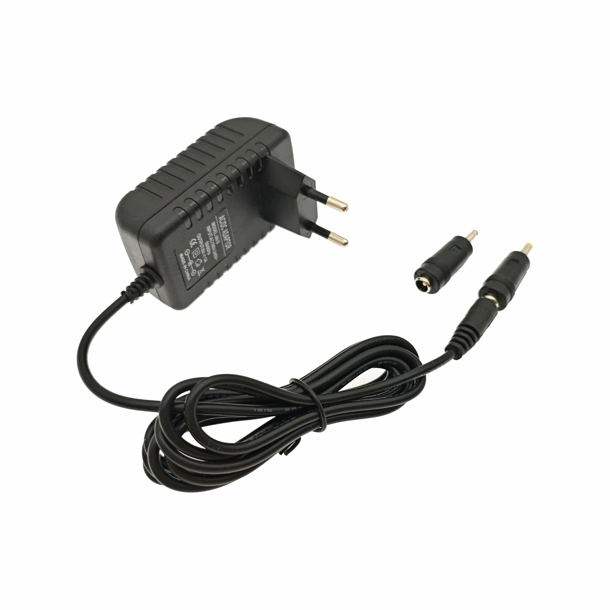 JZK Adattatore di alimentazione DC 6 V 1 A 1000 mA. Caricatore da 6 V, adattatore di ricarica da 5,5 mm x 2,5 mm, con connettori da 3,5 mm x 1,35 mm e 4,0 mm x 1,7 mm