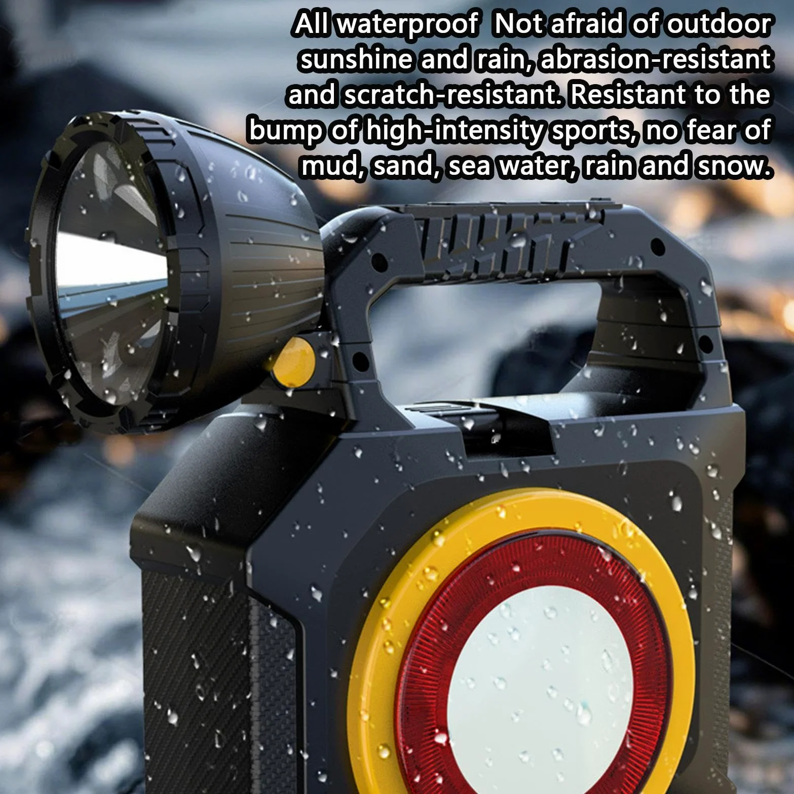 Generico Da Campeggio Ricaricabili Luminose Alta Lunga Durata Multiuso | Lanterna Da Campeggio Ricaricabile Solare Per Casa, Pesca, Outdoor, Passeggiate Notturne, Blackout, Riparazioni Auto,