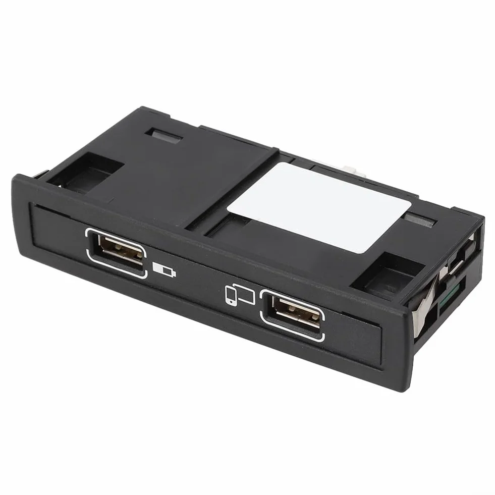 Presa USB per cruscotto auto, doppia porta USB caricabatteria da auto adattatore presa di alimentazione A1728202100 per Mercedes CLS classe A GLA GLE CLA