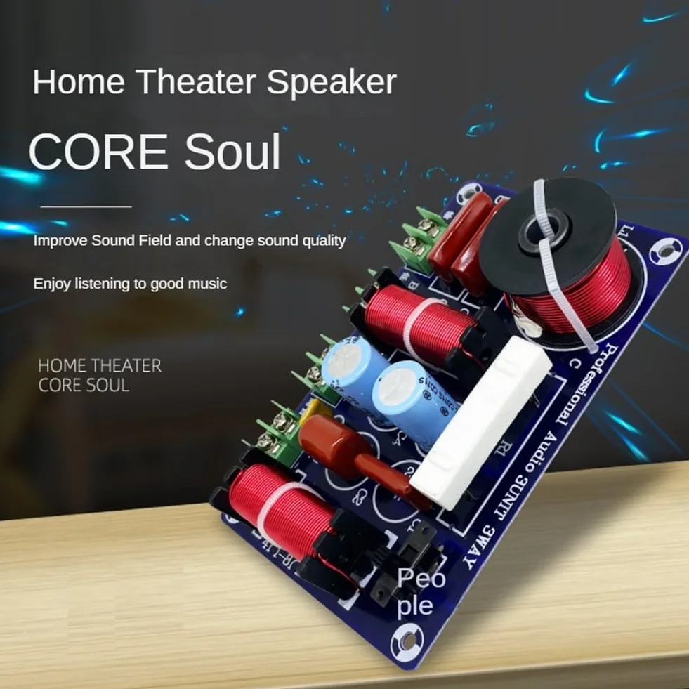 2 divisori di frequenza a 3 vie, 250 W, 850/5200 Hz, per altoparlante fai da te, per bassi medi, HiFi Stereo Audio Crossover, 500701832
