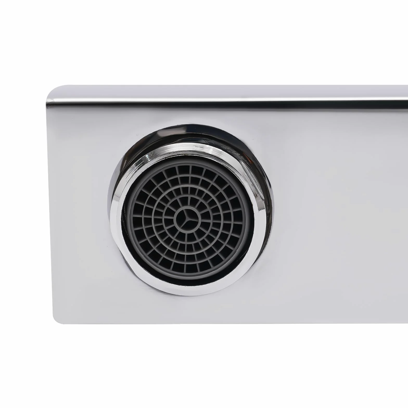 Boccetta per vasca da bagno da 1/2 pollici, cromato, girevole a 180°, con spruzzatore a nido d'ape, antiruggine, per cucina, bagno, lavanderia, ristorante