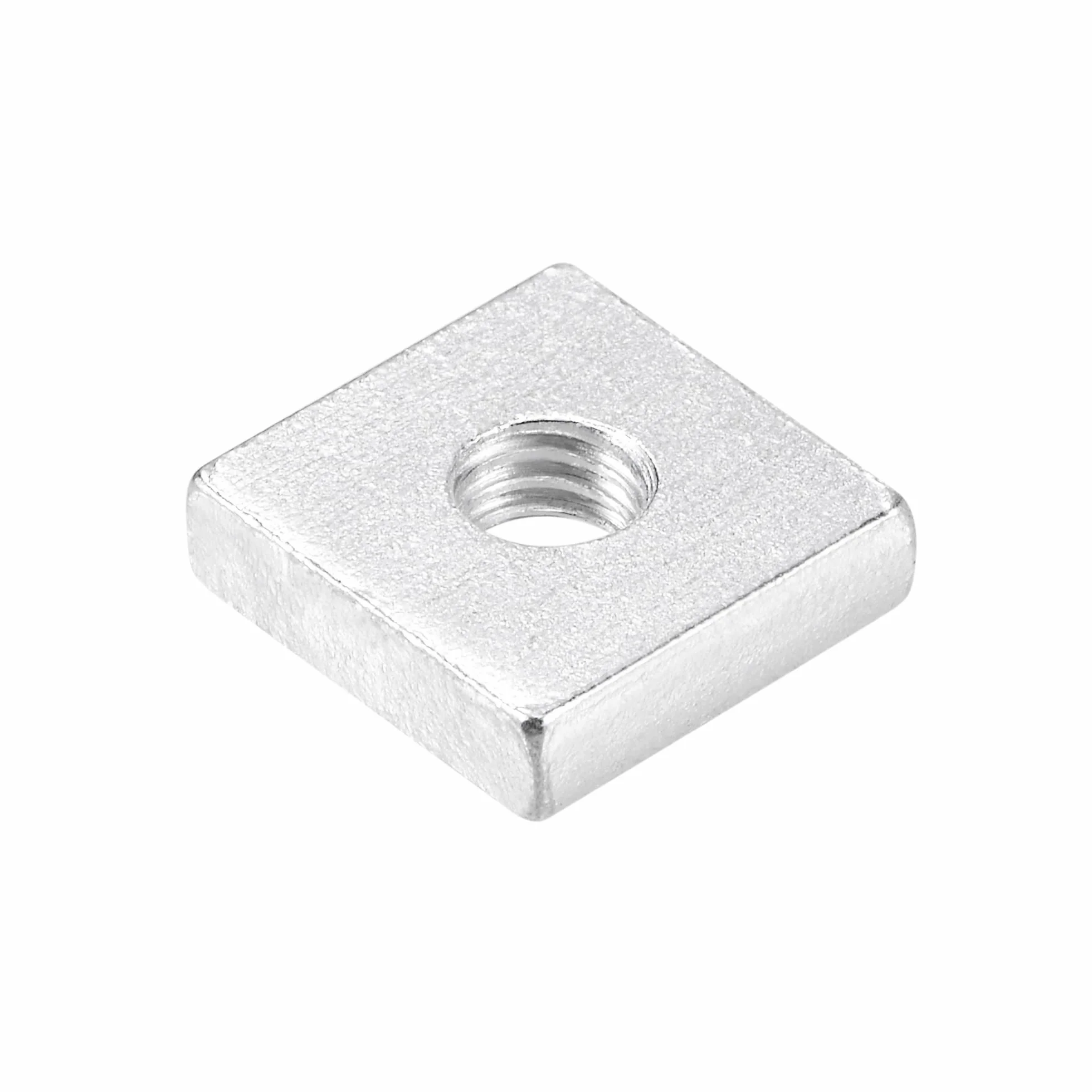 QUARKZMAN Dadi Quadrati M6x15mmx4mm Zincato Kit Assortimento 25 Pezzi