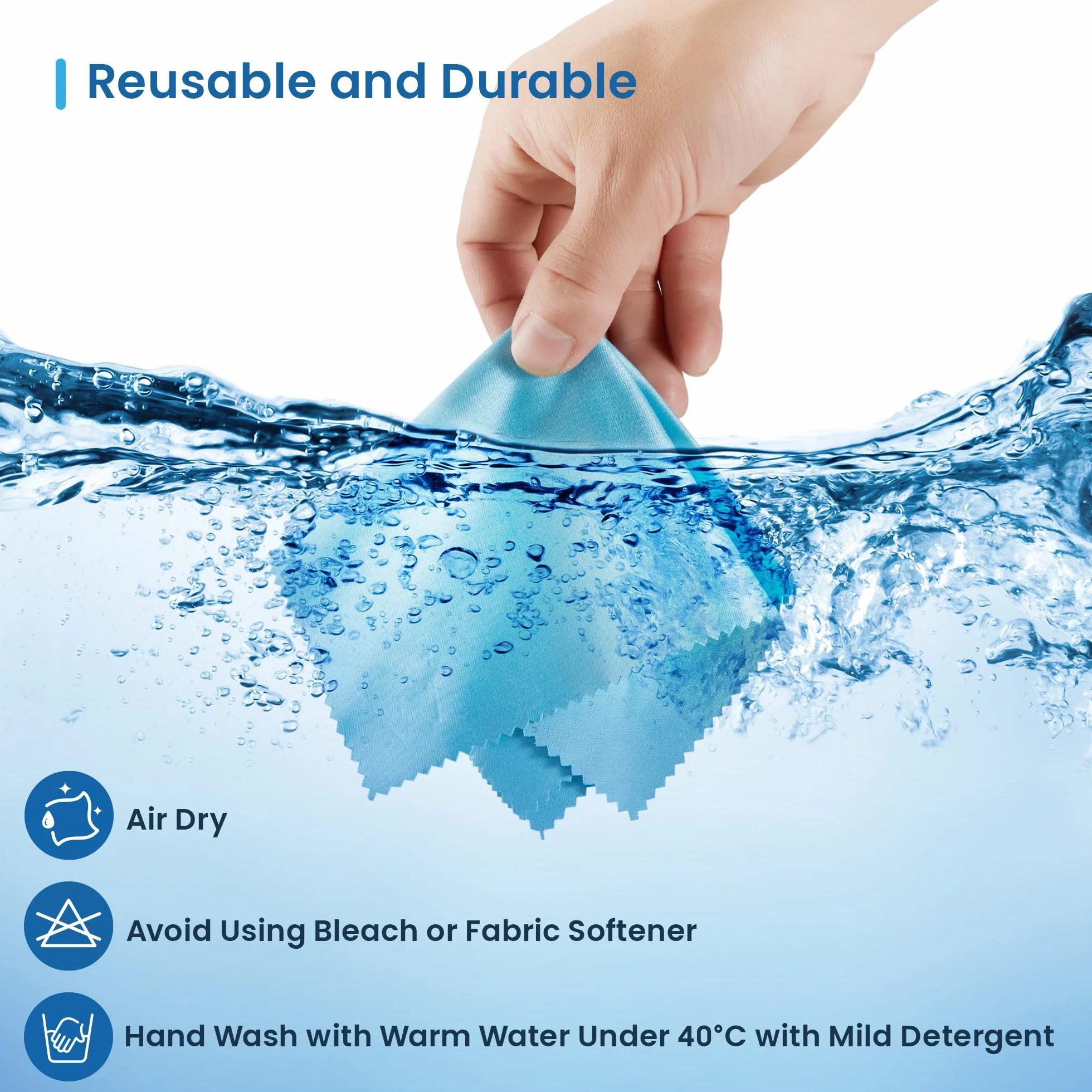 Ewent Kit di Pulizia per Schermi, Smartphone, iPad/Tablet, Occhiali, Lettori eBook, Monitor, Touchscreen e TV, 100 ml Detergente Spray + Panno in Microfibra (20x20cm), Senza Striature e Senza Strisce
