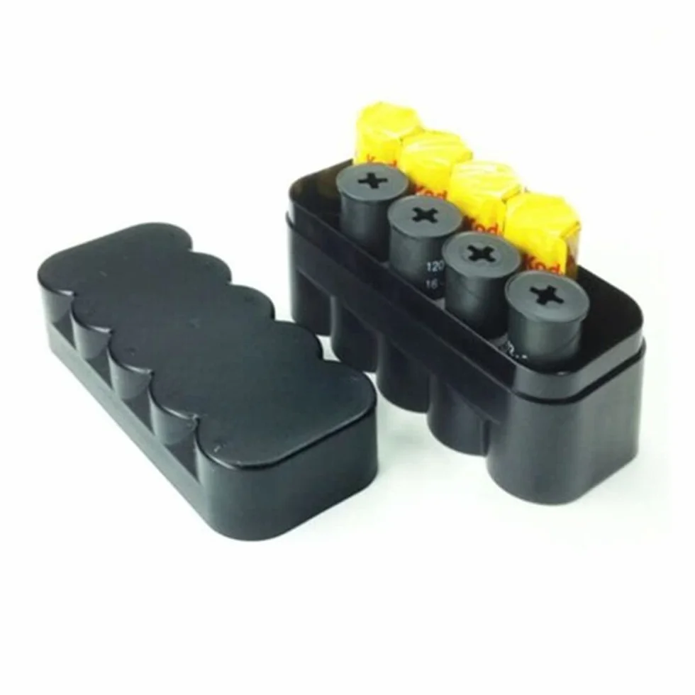 1 pezzo 120 film plastica contenitore fino a 10 rotoli film pellicola camera scura attrezzature