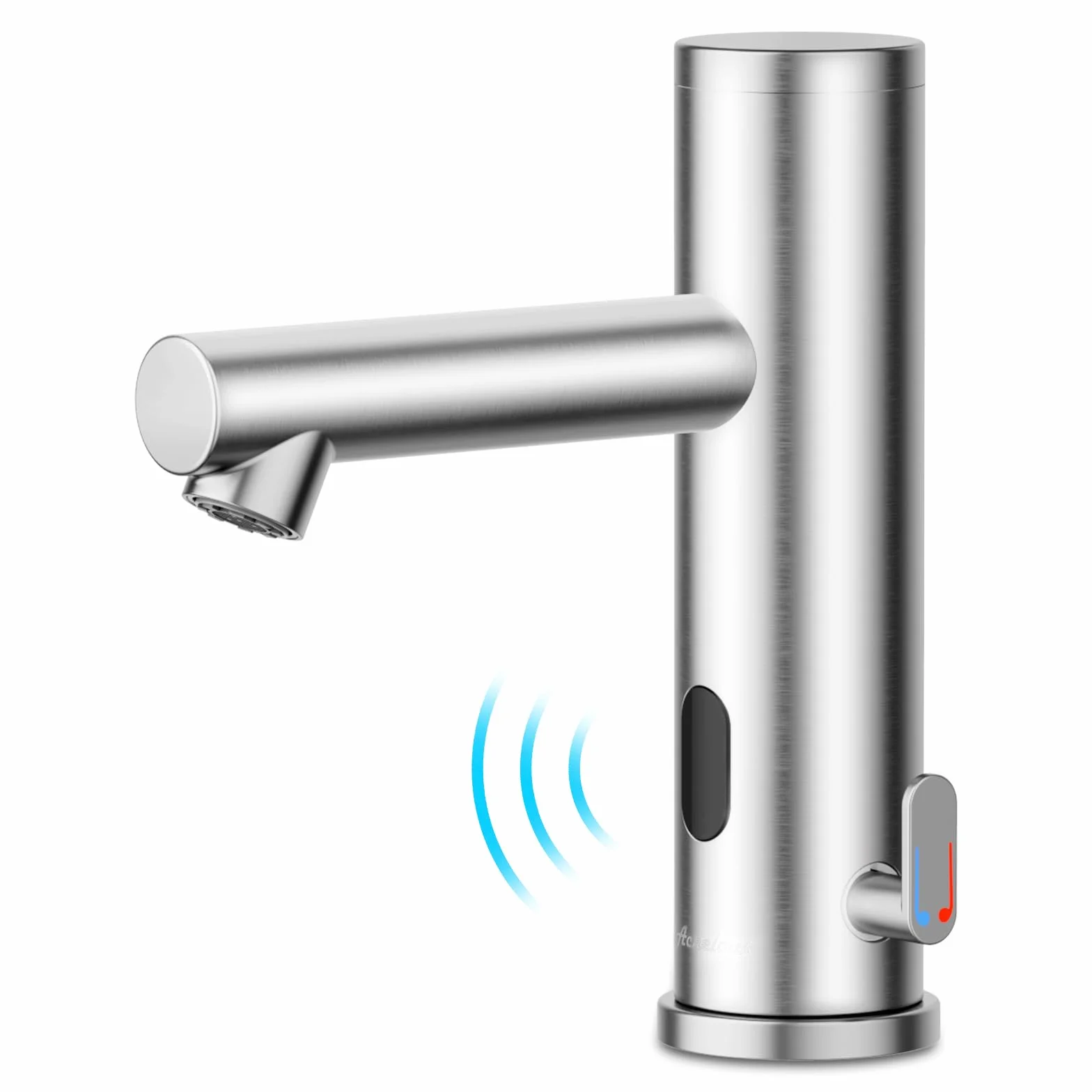 Achelous Rubinetto lavabo automatico Touchless in acciaio inossidabile con sensore a infrarossi e controllo temperatura