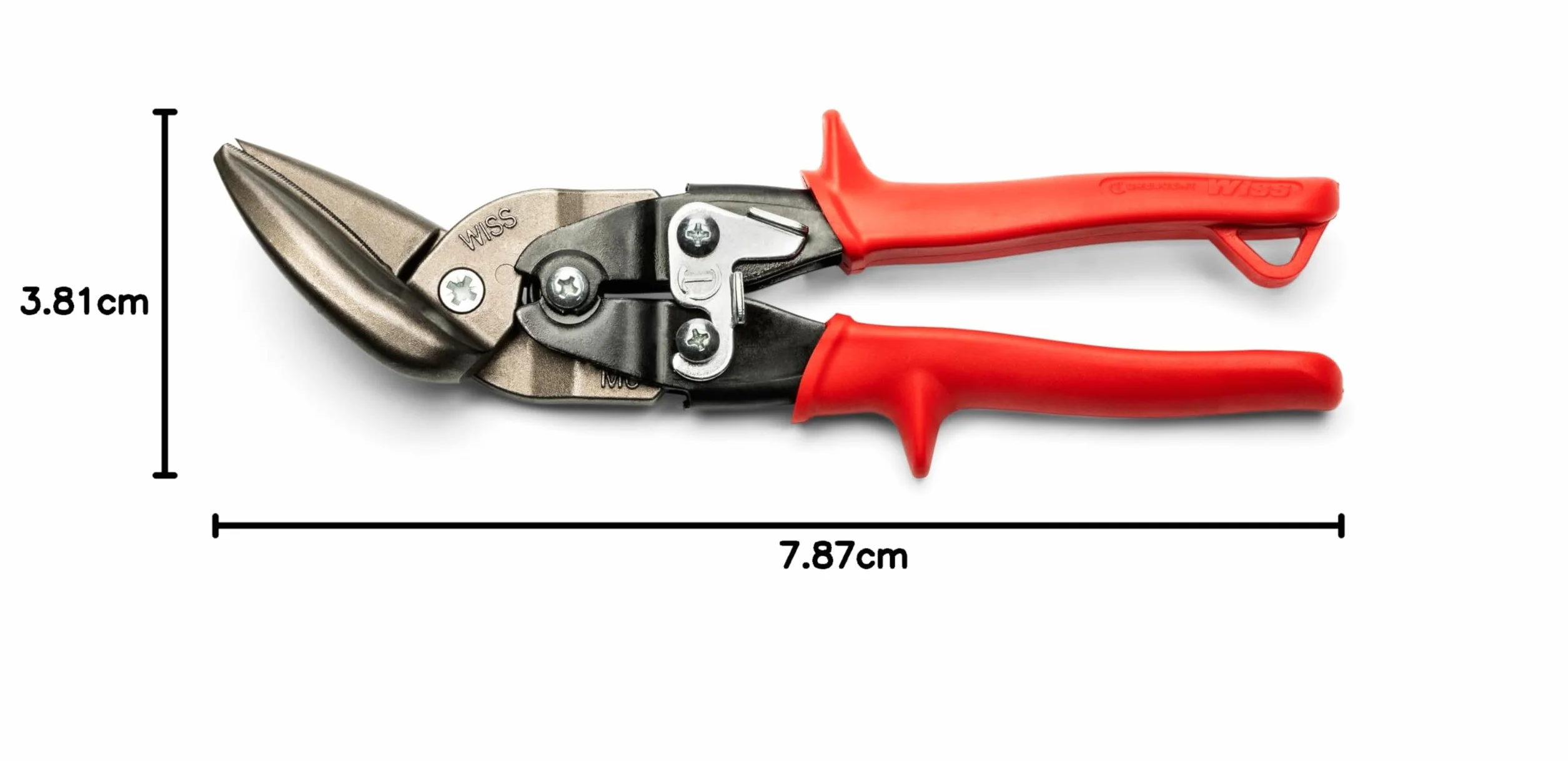 Wiss M6R 9-1/4in Metalmaster Cesoie Offset Tagli Dritti a Sinistra Impugnature Rosse