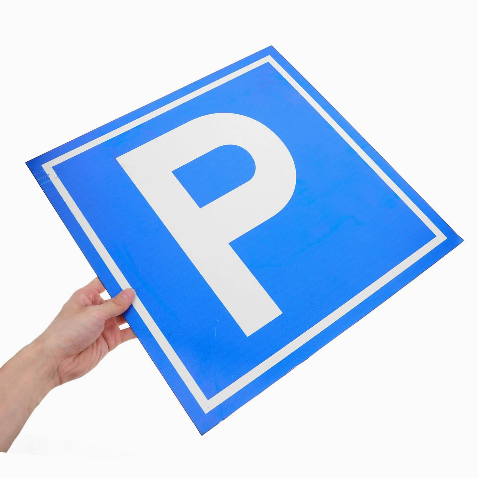 Cartello di Sicurezza Simbolo P in Lega di Alluminio Blu per Parcheggio | Uso per Aree di Sosta e Spazi Segnaletica Chiara, Installazione Semplice, Visibilità Elevata