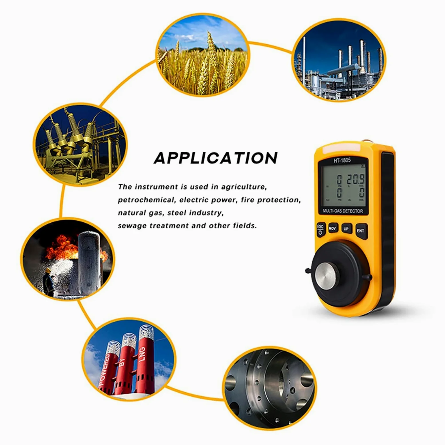 Misuratori della qualità dell'aria, Rilevatore di gas 4 in 1 Co h₂s o₂ Lel Monitor Digital Palmare Tossico Monossido di monossido di monossido di idrogeno Solfuro di qualità del tester di qualità de-l