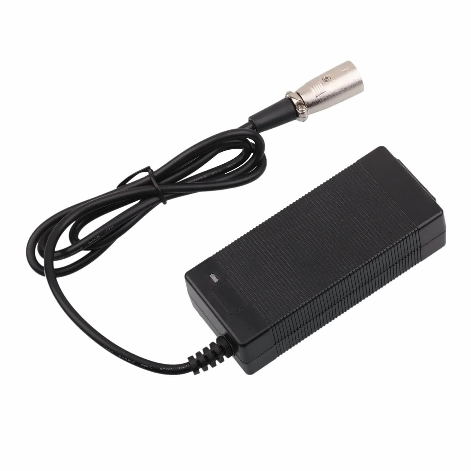 24V Caricabatterie Monopattino Elettrico Bici Batteria al Piombo Acido XLR 4Pin(2+,4-) per Sedia a rotelle Golf Cart